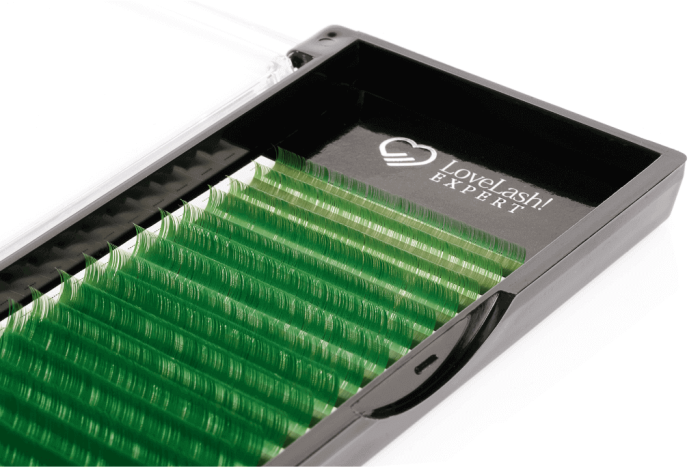 Rzęsy Zielone LoveLash Expert