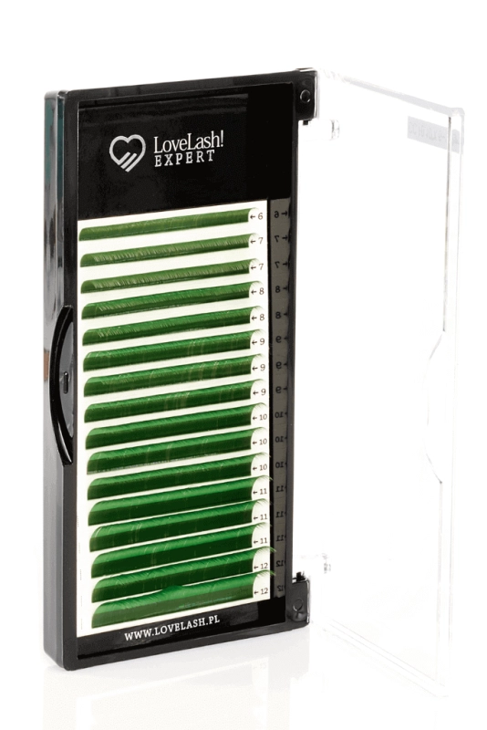 Rzęsy Zielone sztuczne LoveLash Expert