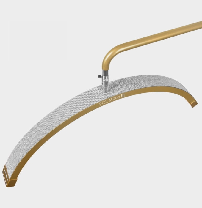 Lampa do rzęs POL Moon III z cyrkoniami GOLD