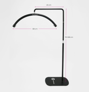 Lampa do rzęs POL Moon III czarna