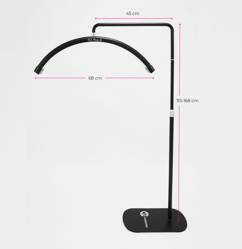 Lampa do rzęs POL Moon III czarna