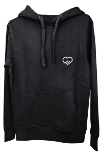 Czarna bluza przód LoveLash