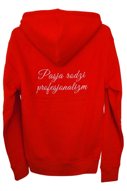 Czerwona bluza tył LoveLash