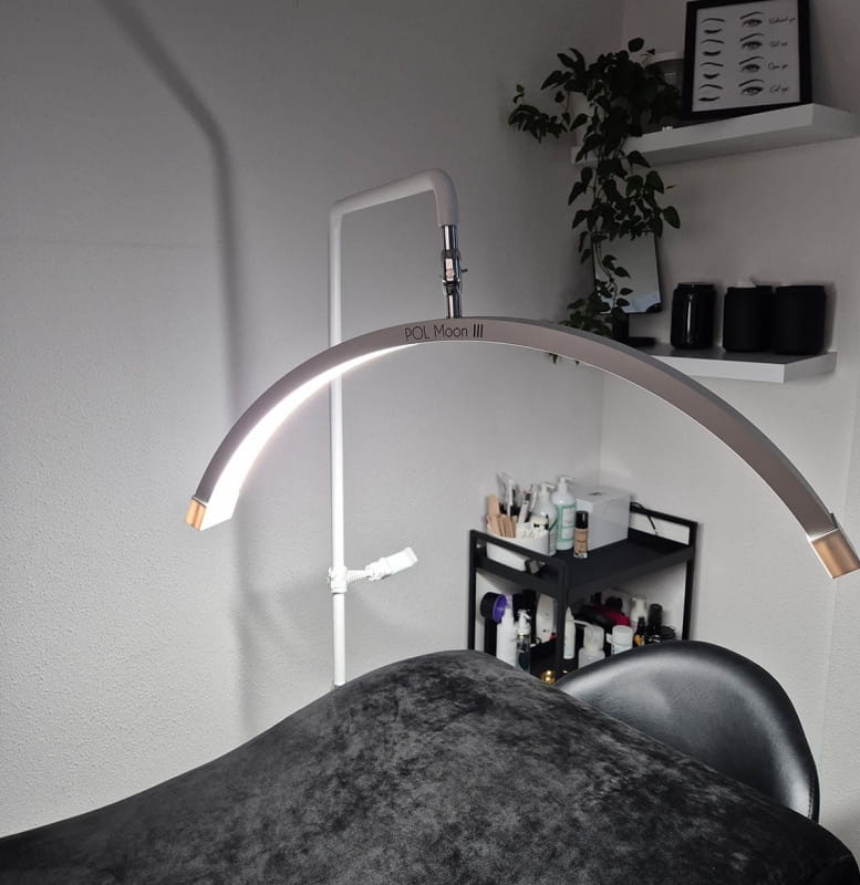 Lampa kosmetyczna POL Moon III biała