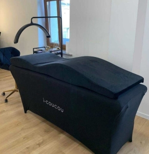 Zestaw Łóżko kosmetyczne 60cm, materac anatomiczny 60cm