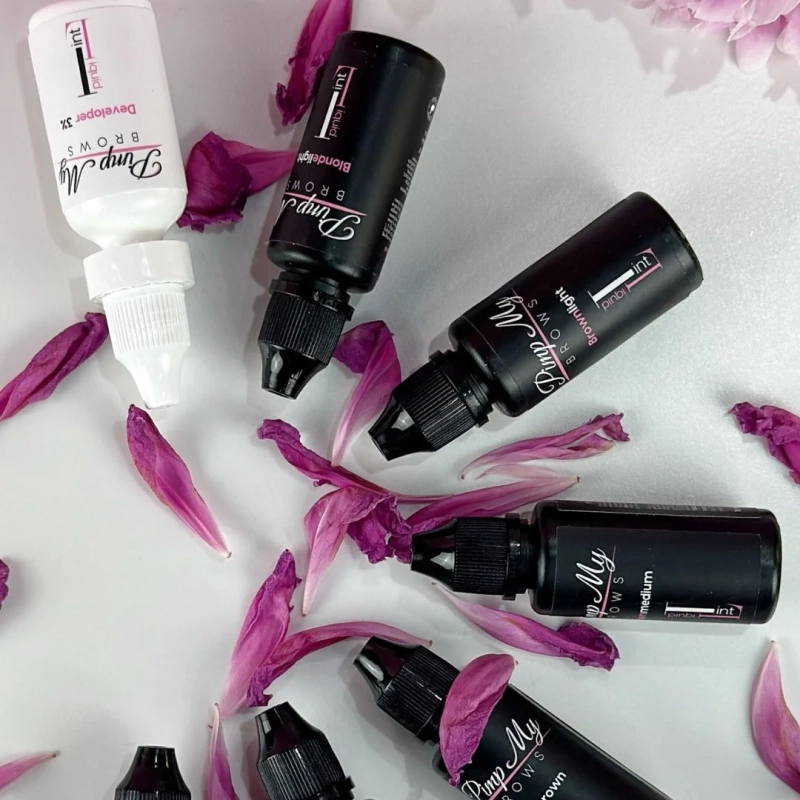 Płynna Farba do brwi Liquid Tint Pimp My Brows buteleczki