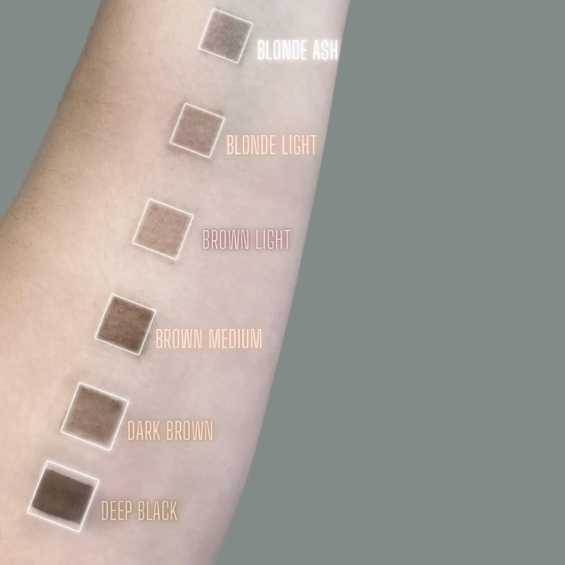 Płynna Farba do brwi Liquid Tint Pimp My Brows kolory na skorze