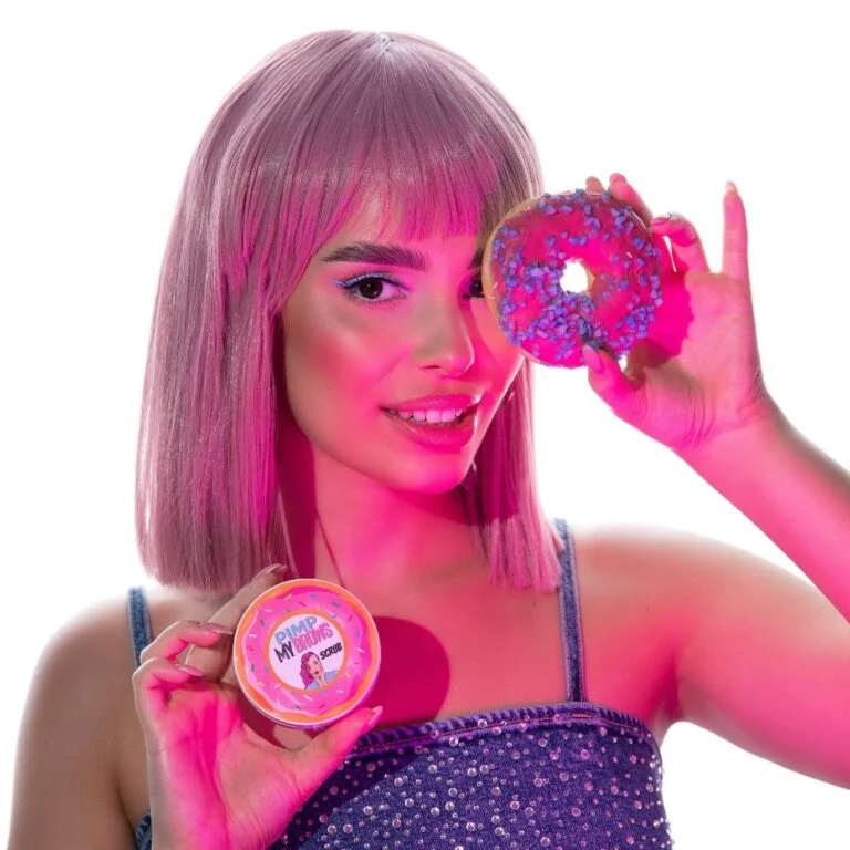 Donat Różowy Peeling i Maska do Brwi 50ml Pimp My Brows twarz