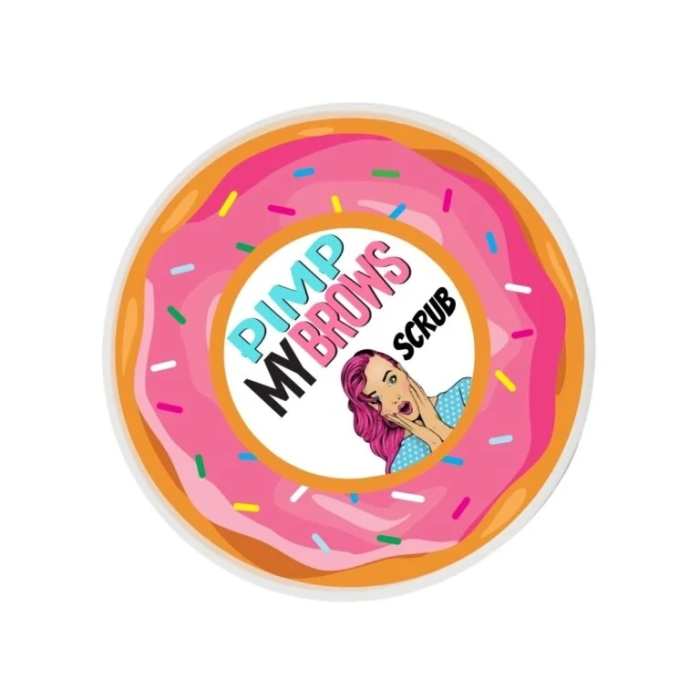 Donat Różowy Peeling i Maska do Brwi 50ml Pimp My Brows