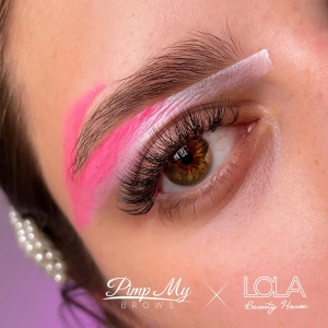 Brow Pasta do geometrii brwi kolorowa Pimp My Brows zastosowanie