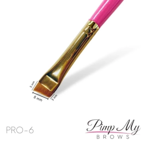 Pędzel do brwi skośny PRO – 6 Pimp My