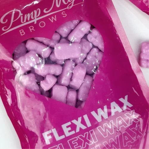 Wosk do stylizacji brwi różowy elastyczny Flexi Wax