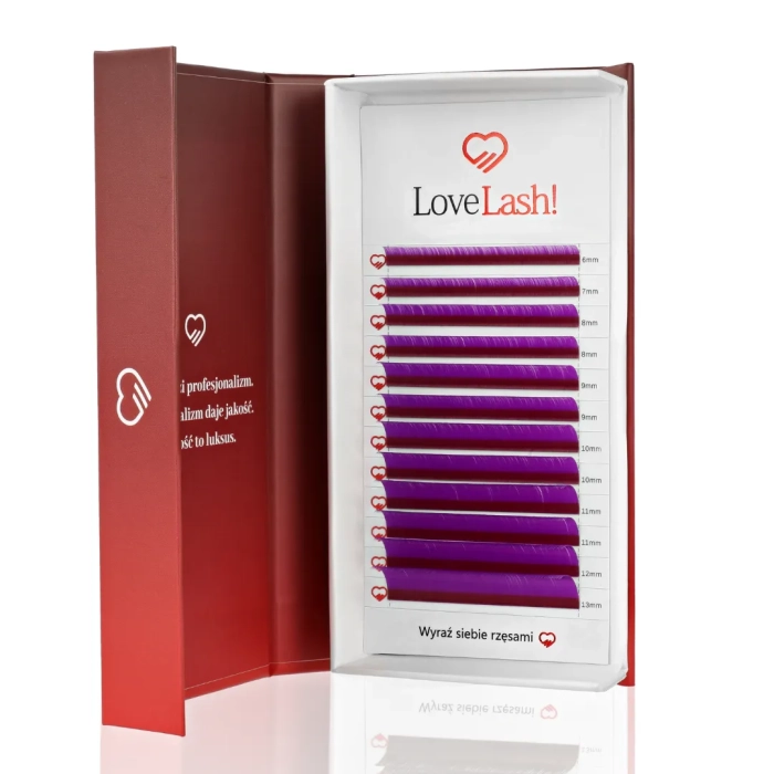 Rzęsy Fioletowe sztuczne LoveLash