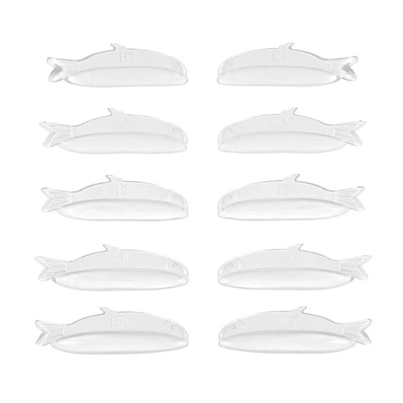 Wałeczki silikonowe do laminacji rzęs delfinki skręt C LoveLash