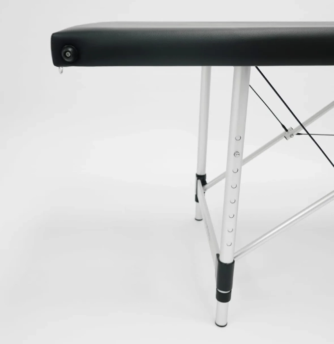 Łóżko kosmetyczne szerokość 70cm SLIM do przedłużania rzęs czarne