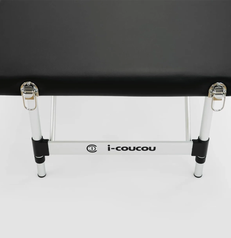 Łóżko kosmetyczne szerokość 70cm SLIM do rzęs czarne