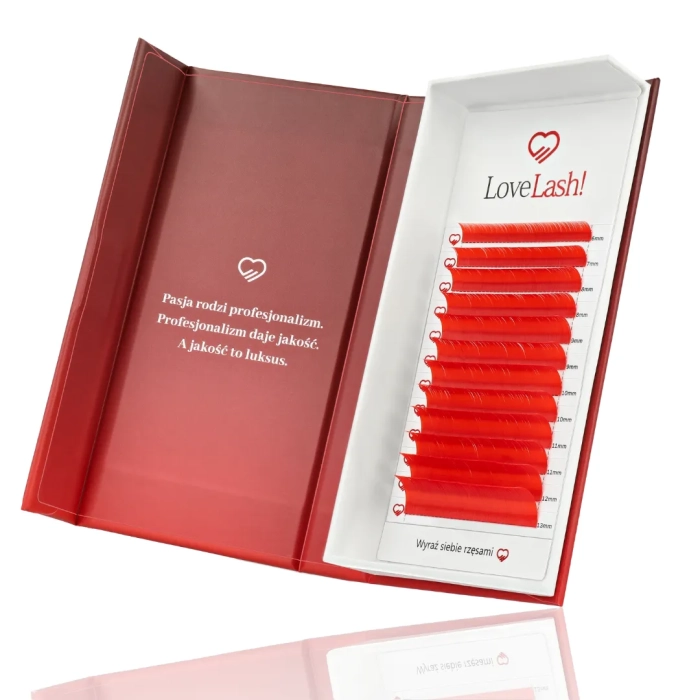 Rzęsy Czerwone  LoveLash