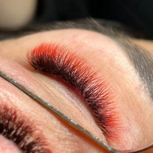 Stylizacja rzęs Ombre Czerwone LoveLash