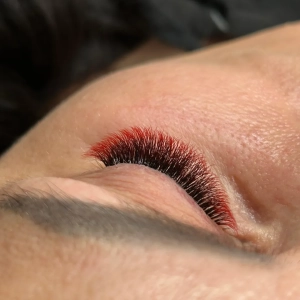 Stylizacja rzęsy Ombre Czerwone LoveLash