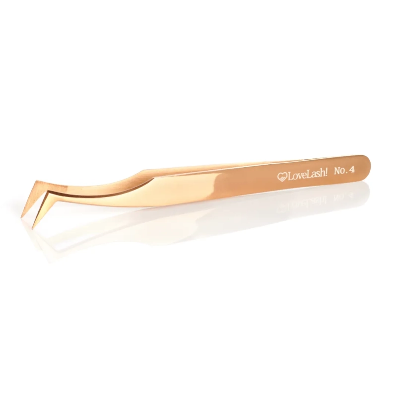 Pęseta do rzęs No. 4 Rose Gold Collection LoveLash