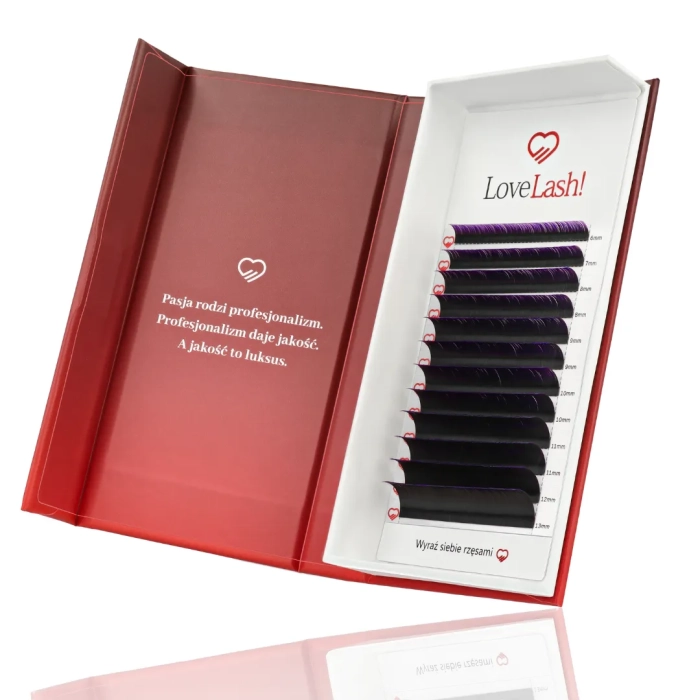 Rzęsy Ombre Fioletowe sztuczne LoveLash