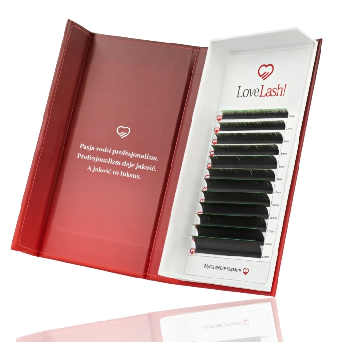 Rzęsy Ombre Zielone sztuczne LoveLash