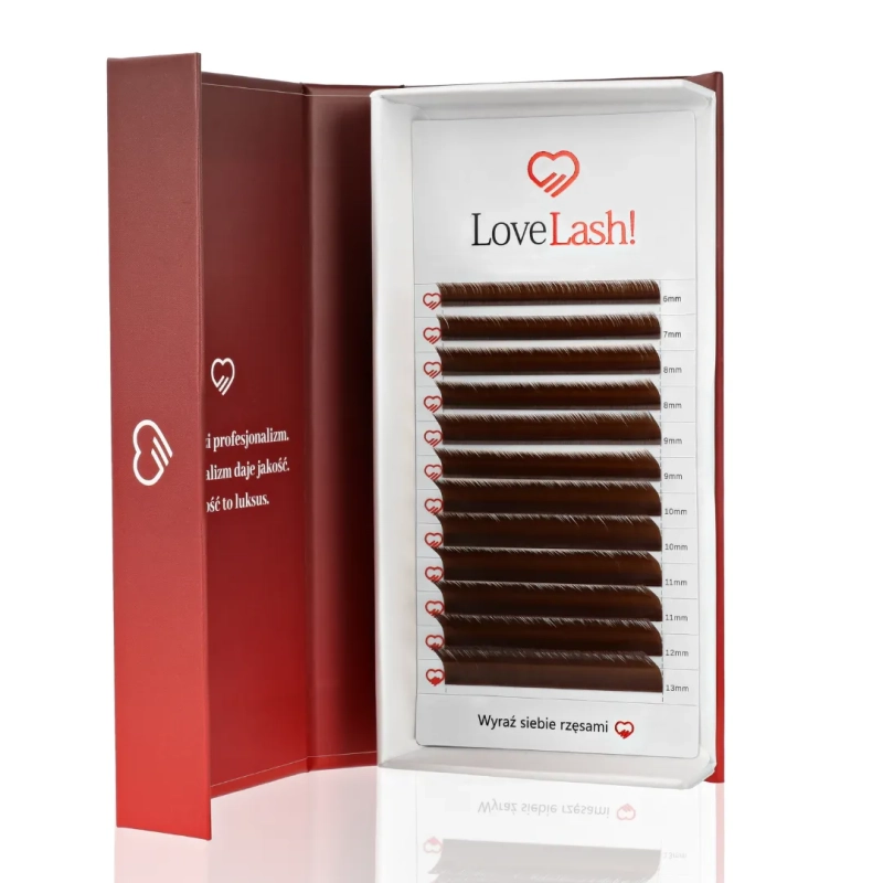 Rzęsy Dark Brown L0,10 Mix LoveLash