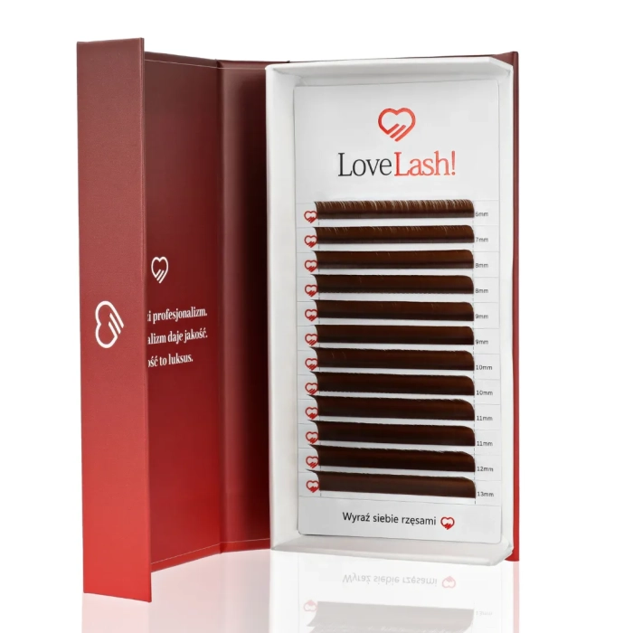 Rzęsy Dark Brown M0,10 Mix LoveLash