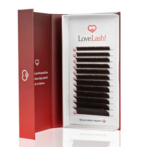 Rzęsy Dark Chocolate L0,10 Mix LoveLash