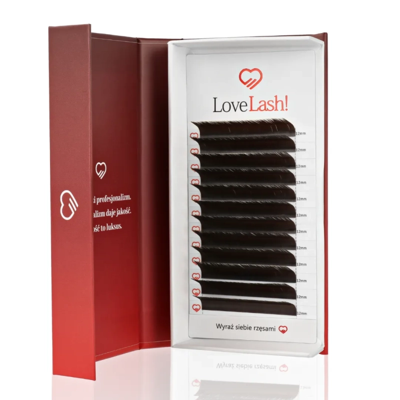 Rzęsy Dark Chocolate M0,10 jedna długość LoveLash