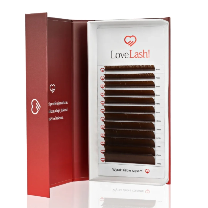 Rzęsy Dark Brown C0,10 Mix LoveLash