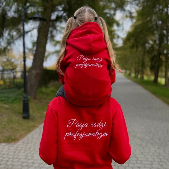 Bluza z kapturem kangurka LoveLash Pasja