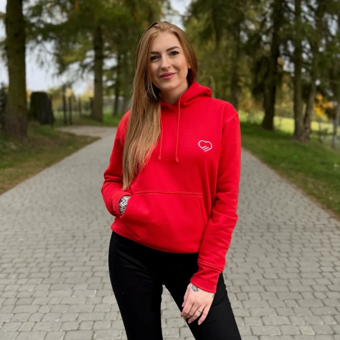 Bluza z kapturem kangurka LoveLash Pasja Rodzi Profesjonalizm