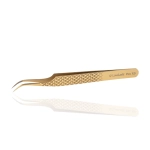 Pęseta do rzęs Pro X5 Nano złota LoveLash