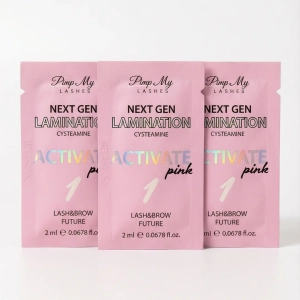 Preparat do koreańskiej laminacji rzęs i brwi Step 1 Activate Cysteamine PINK Next Gen Lamination 2ml Pimp