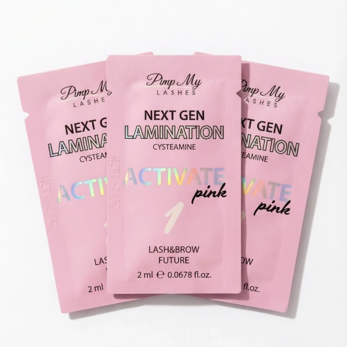 Preparat do koreańskiej laminacji rzęs i brwi Step 1 Activate Cysteamine PINK Lamination 2ml Pimp My Lashes