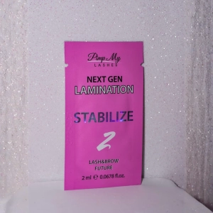 Preparat neutralizujący do laminacji rzęs i brwi Stabilize 2 Next Gen Lamination 2ml Pimp