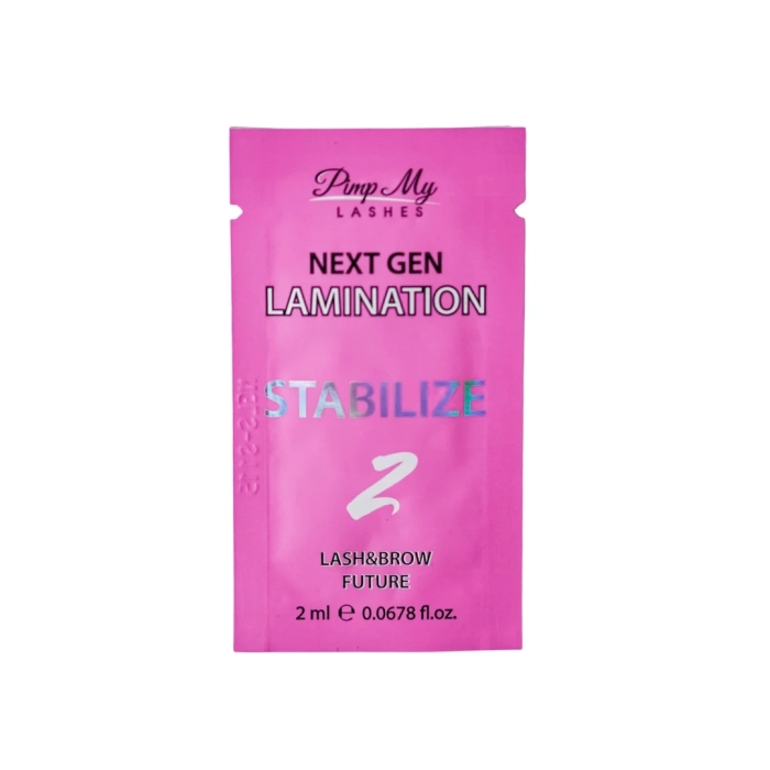 Preparat neutralizujący do laminacji rzęs i brwi Stabilize 2 Next Gen Lamination 2ml Pimp My Lashes