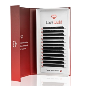 Rzęsy Czarne skręt M Mix rzęs Black LoveLash