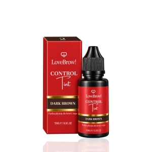 Farba płynna do brwi i rzęs Dark Brown Control Tint 15 ml Love Brow