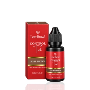 Farba płynna do brwi i rzęs Light Brown Control Tint 15 ml Love Brow