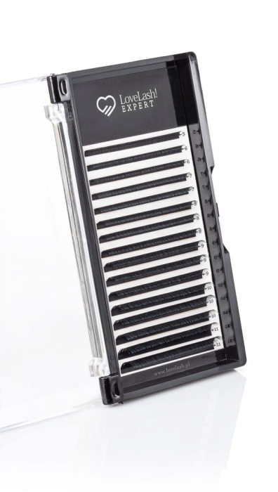Rzęsy Czarne Black LoveLash Expert pudełko